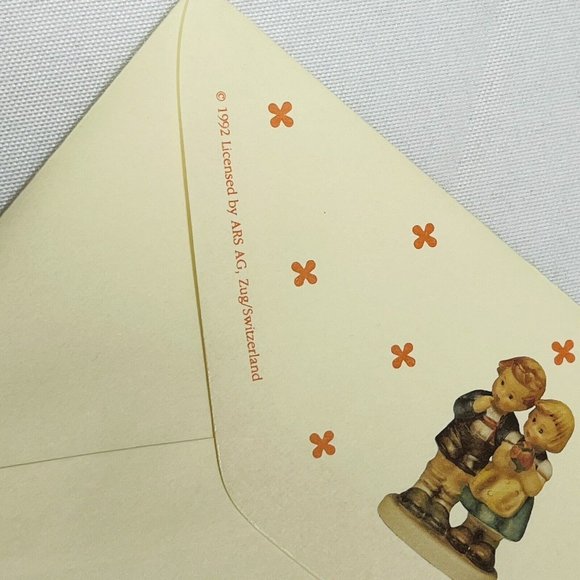 Vintage 1992 Hummel Stationary #220 We Congratulate 3 Sheets & 1 Envelope Unused - Picture 10 of 11